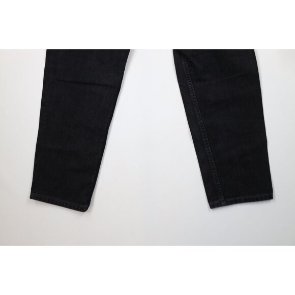 Vintage Y2K 2000 Levis 550 Mens 29x30 Faded Relaxed Fit Denim Jeans Black Cotton - Picture 13 of 14